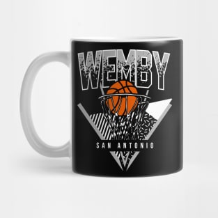 San Antonio Basketball Wemby Retro Mug